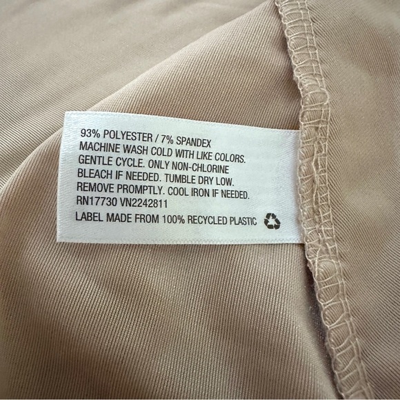 Strappy Cut-Out Crushed Velvet Dress in Blush Size M - Picture 8 of 8